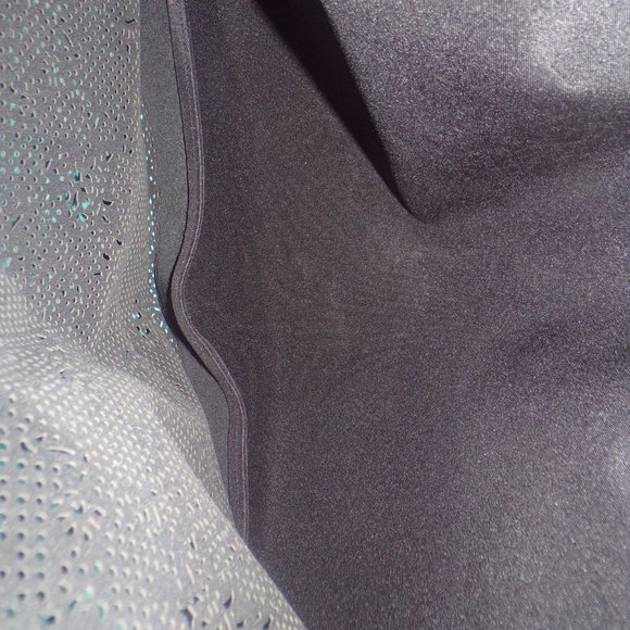 Victoria's Secret nwt black tote bag open weave front  20x14" - Picture 4 of 4